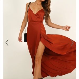 Showpo Mine Would be You dress in copper - size 6 NWT